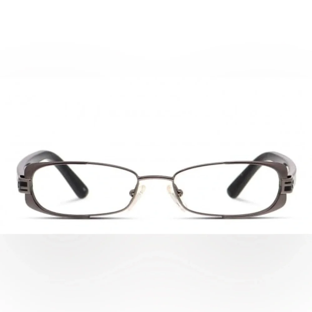 FENDI F943 Women’s Gunmetal Black Zero Power Reading Glasses Sz Small 49-16-135